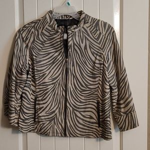 Live a Little leather lined jacket